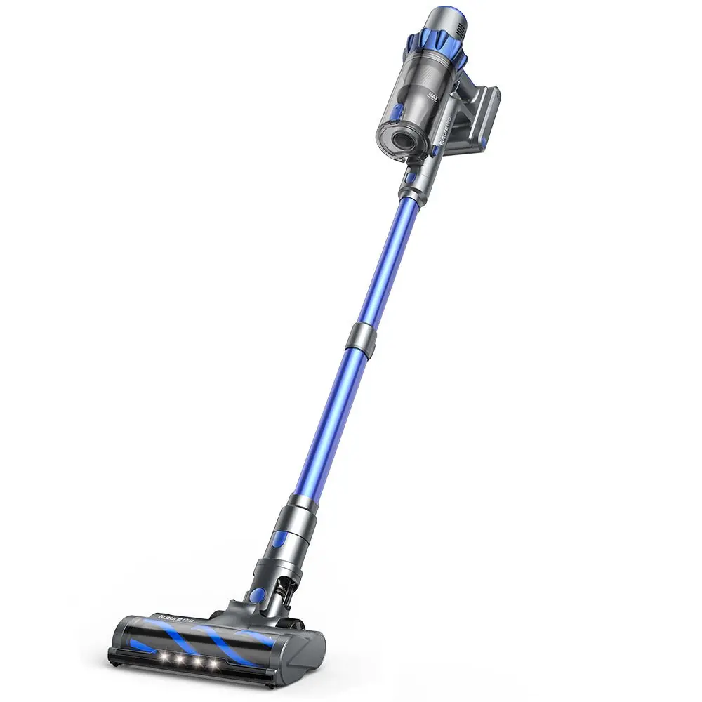 Buture BP10 Cordless Vacuum Cleaner - Household Appliance with 7-Cell Battery, Extendable Stick, Intelligent Automatic Suction, Dual Bristles, Wall Mount, Touch Screen, LED Lights, Multiple Modes, High Torque, Cyclone, Quiet Operation for Home Floor Care