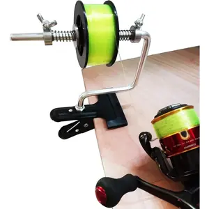 Fishing Line Spooler Silver Reel Winder Spool Tackle Winder spooling Station Winding System Ultimate Line