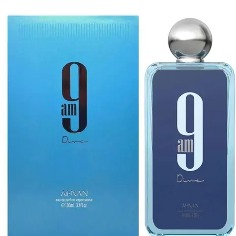 AFNAN 9AM DIVE EAU DE PARFUM SPRAY FOR UNISEX 3.4 Oz / 100 ml Super Rich