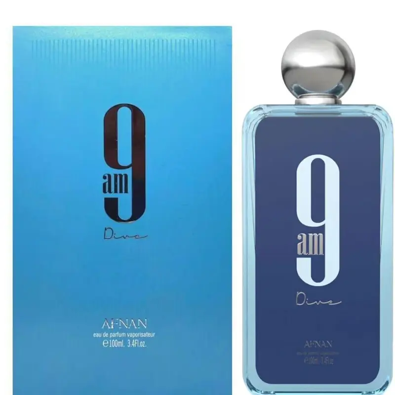 AFNAN 9AM DIVE EAU DE PARFUM SPRAY FOR UNISEX 3.4 Oz / 100 ml Super Rich
