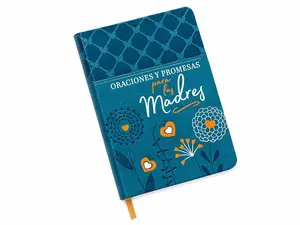 ORACIONES Y PROMESAS PARA LAS MADRES, Libro de hermoso diseño, simi piel