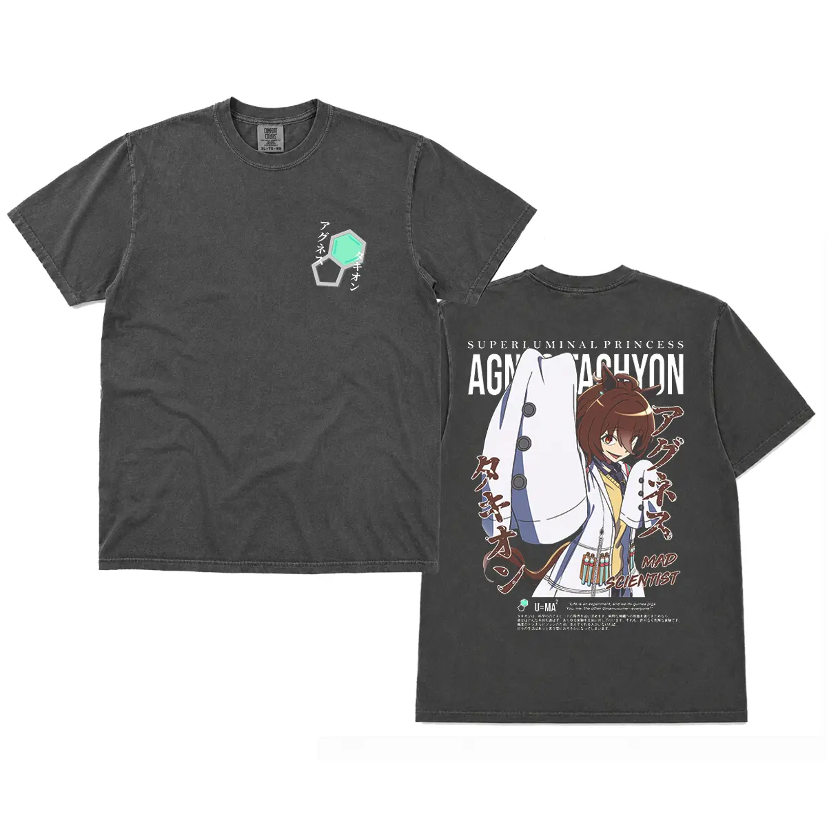 Superluminal Princess Agnas Tachyon Shirt, Anime Graphic Tee, Mad Scientist Shirt, U-MA Design T-Shirt, Unique Anime Fan Gift