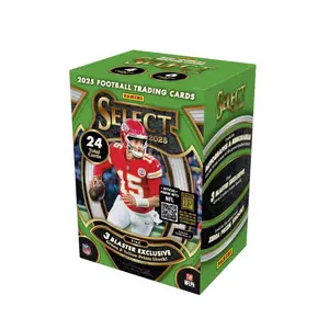 LIVE RIP! - (x1) 2025 Select Football Blaster Box - ZEBRAS, TIE-DYES! - (Green & Yellow Shock)