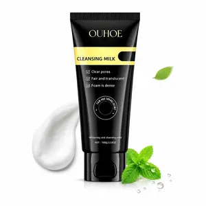OUHOE Gentle Facial Cleanser, Deep Cleansing Face Wash, Removes Oil & Dirt, Daily Skincare for Fresh & Clean Skin, 100g