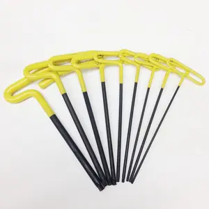 Precise 9-Piece Tamper-Proof T-Handle Torx Driver Set, Heat-Treated Steel Alloy Construction