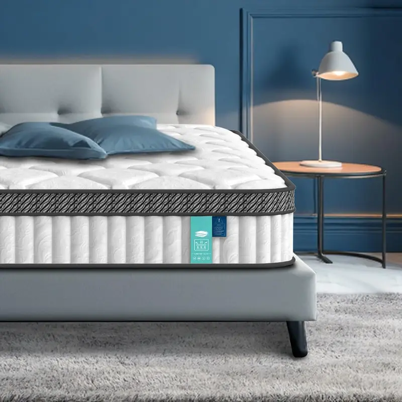 10 inch  Mattress, Hybrid Memory  and Pocket Spring, Motion Isolation, Medium Firm,Edge Support, Soft Touch, Cool and Breathable,Comfortable Mattress in a Box