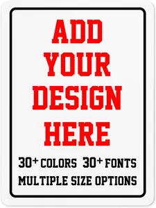 Custom Signs Outdoor，12x18inch Personalized Metal Parking Signs For Business,Intersection Signs,Road Signs,Outdoor Garden Signs,Workplace,Office,Home,Hazard Decorative Signs.