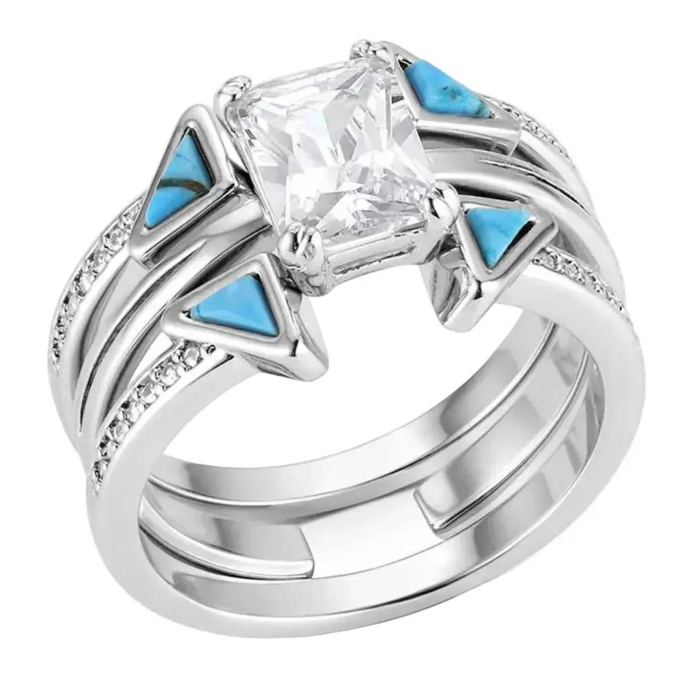 RG6549 Montana Silversmiths Skyline Stack Ring Set