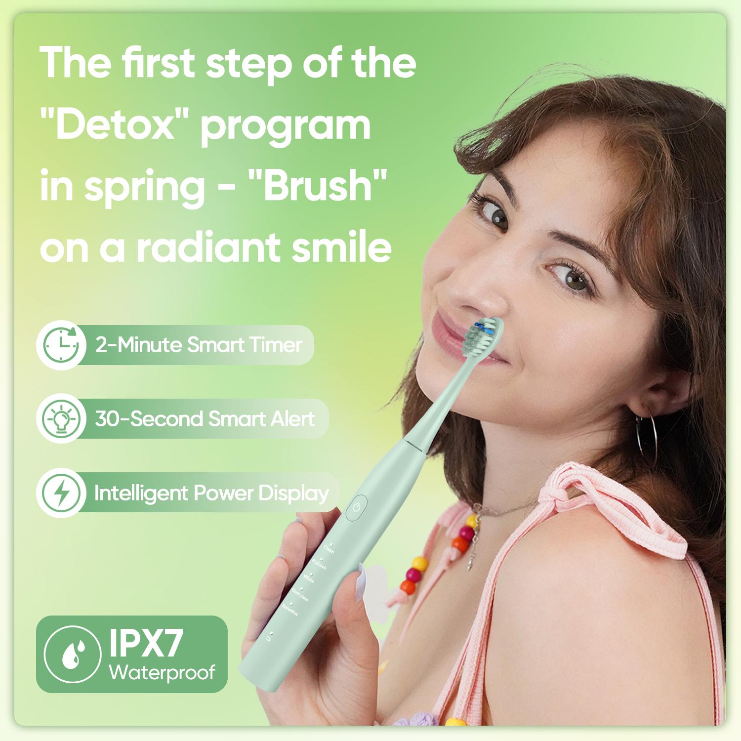 The "Spring Detox" Set - Cordless Select Water Flosser & Essential Electric Toothbrush COMBO
