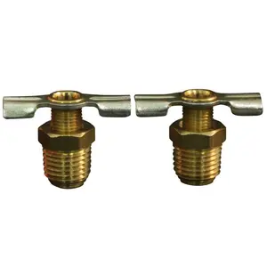 1/4" NPT Brass Compressor Tank Drain Cock