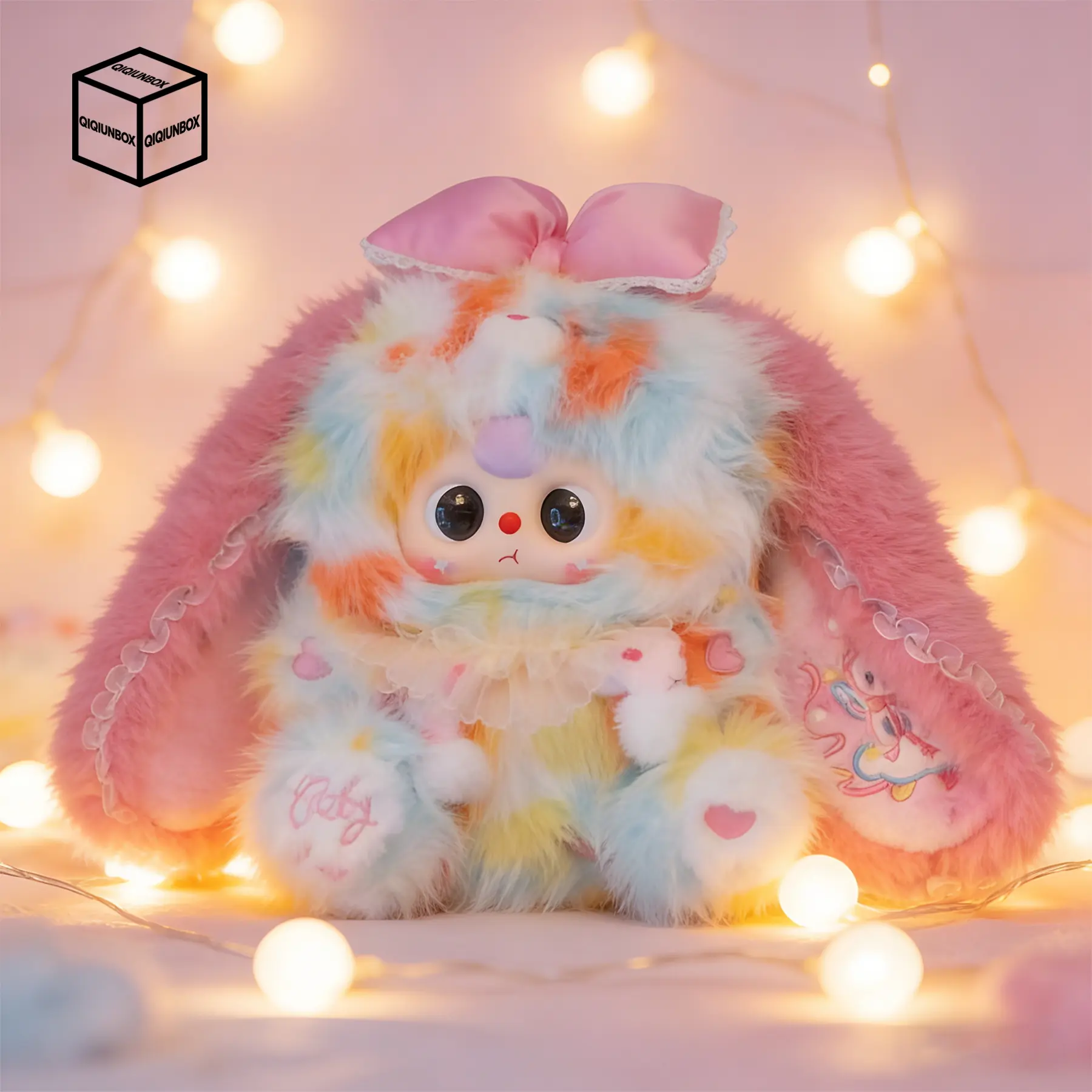 b16- LILY RABBIT TOWN V5 -400% PLUSH BLIND BOX Bunny Plush Dolls，Soft Furry Collectibles，Stuffed Animal
