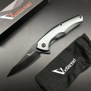 VIUORWI L2-009 Tactical Pocket Knife - Steel Blade, kitchen knife Compact EDC Folding Knife for Hunting, Camping, Survival, and Everyday Carry Gift for Men