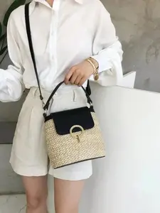 Boho Style Canvas Crossbody Shoulder Bag, Casual Trendy Purses, Durable Plain Pattern Cosmetic Bag, Perfect for Beach & Outdoor Activities, Ideal Gift for Friends & Family