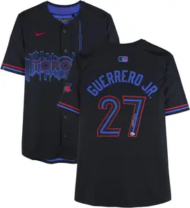 Vladimir Guerrero Jr. Toronto Blue Jays Autographed Black Nike City Connect Limited Jersey - Fanatics Authentic Certified