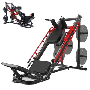 2-in-1 Leg Press and Hack Squat Machine for Home Gym – 1600 LB Capacity, Adjustable Incline/Decline, Linear Bearings, Weight Plate Storage – Full Lower Body Strength Equipment