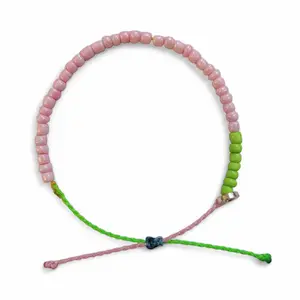 M8 Mabuhay Bracelets Life Bead Bracelet – Handmade, Single Strand Bead Bracelet with Slide Closure, Made from Vegan Materials, Stackable Bohemian Bracelets for Women and Men