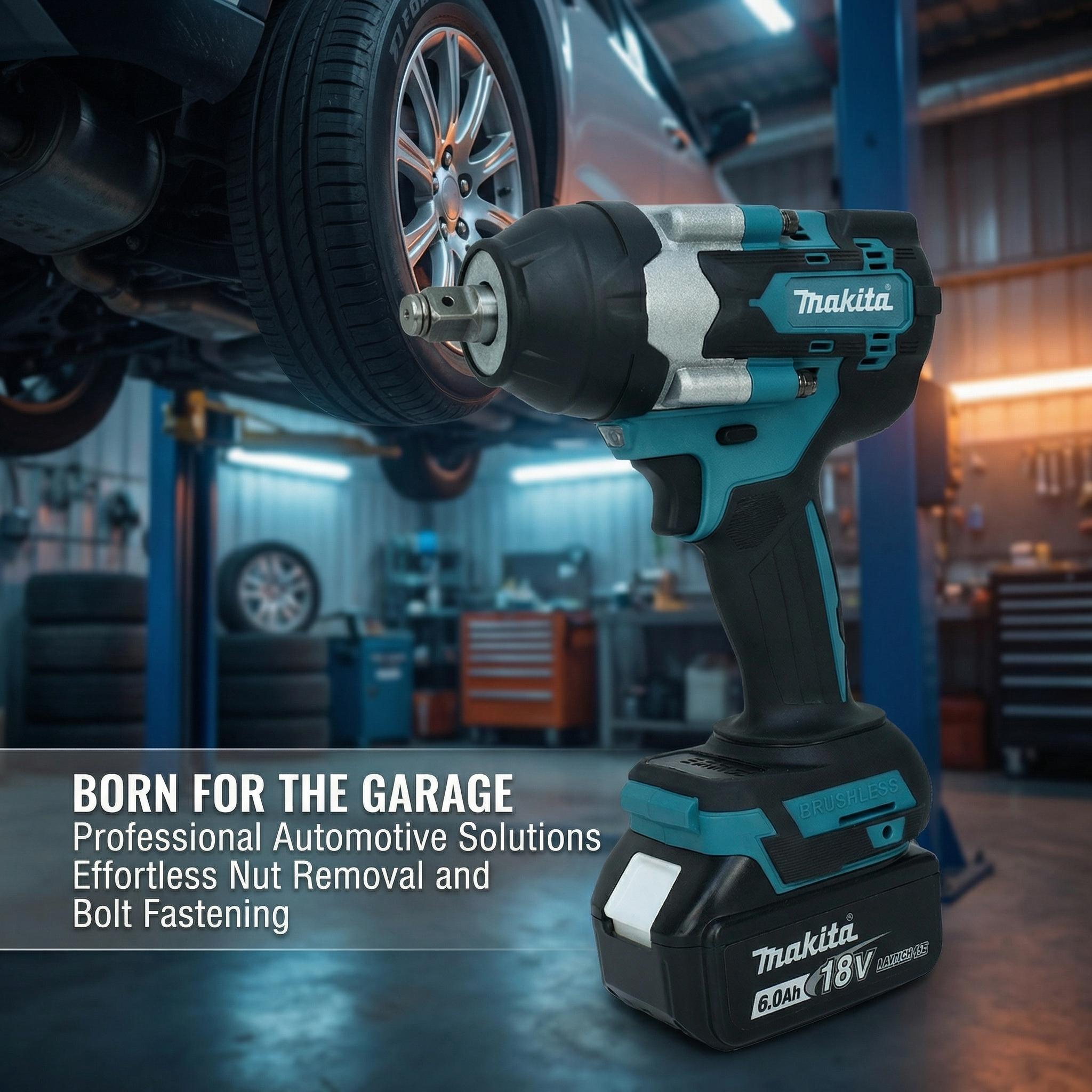 Makita DTW700 impact wrench nut-busting torque