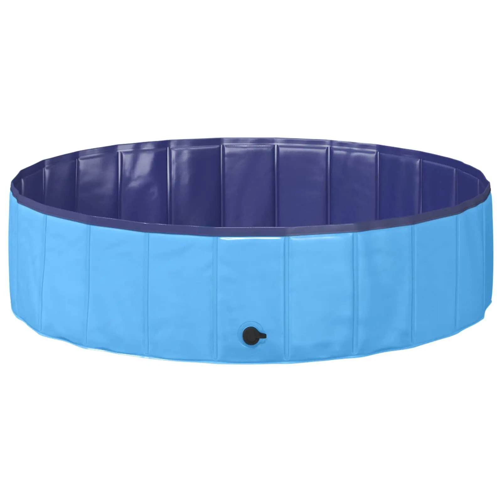 vidaXL Children Swimming Pool Ø 47.24 x 11.81 in Round for Blue, Backyard, Portable Pool for Toddlers, Compact, Easy Setup, Quick Drain - Fun Outdoor Splash 3416321