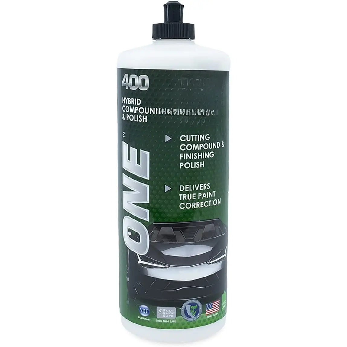 One Car Scratch & Swirl Remover Hybrid Rubbing Compound & Polish Buffing Compound for True Paint Correction 32oz