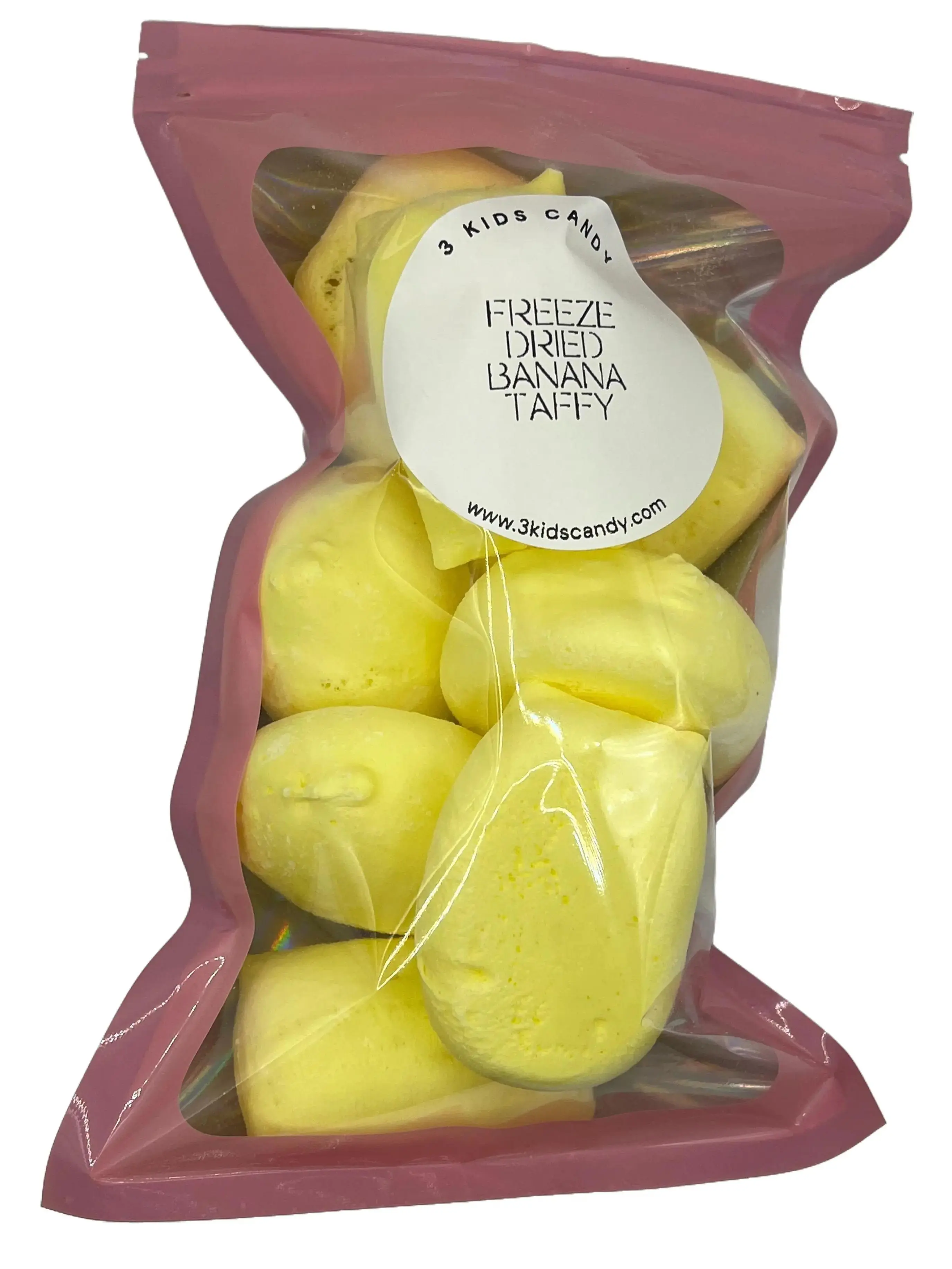 Freeze Dried Candy - Banana Taffy by 3 Kids Candy Freeze Dried Candy - Banana Taffy by 3 Kids Candy