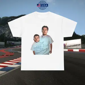 Funny George Russell & Max Verstappen Formula 1 Crash Unisex T-Shirt - Perfect Gift For Formula 1 Racing Fans
