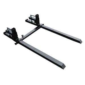 Landy 1100lb Capacity 43'' Clamp/on Pallet Forks Quick Attach Pallet Fork for Tractor Skid Steer Loader skid steer