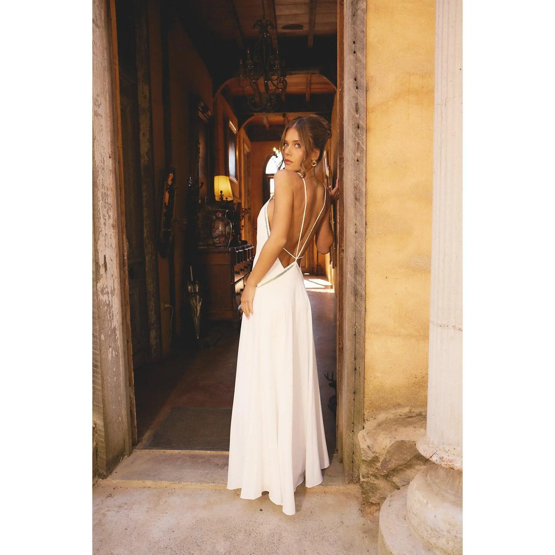 Posey Maxi Dress White