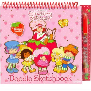 Strawberry Shortcake Doodle Sketchbook, 20-Page Cute & Small Sketchbook, Cute Coloring Book, Strawberry Shortcake Accessories and Toys, Strawberry Shortcake Coloring Book