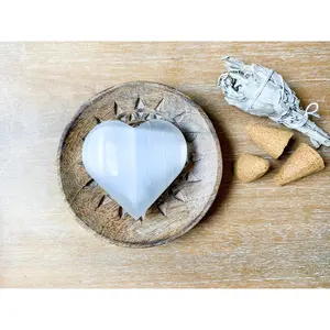 Selenite Hearts