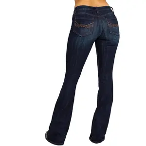Idyllwind Women's Dark Wash Whiskey Debbie Stretch Bootcut Jeans - If19j6-Dkw