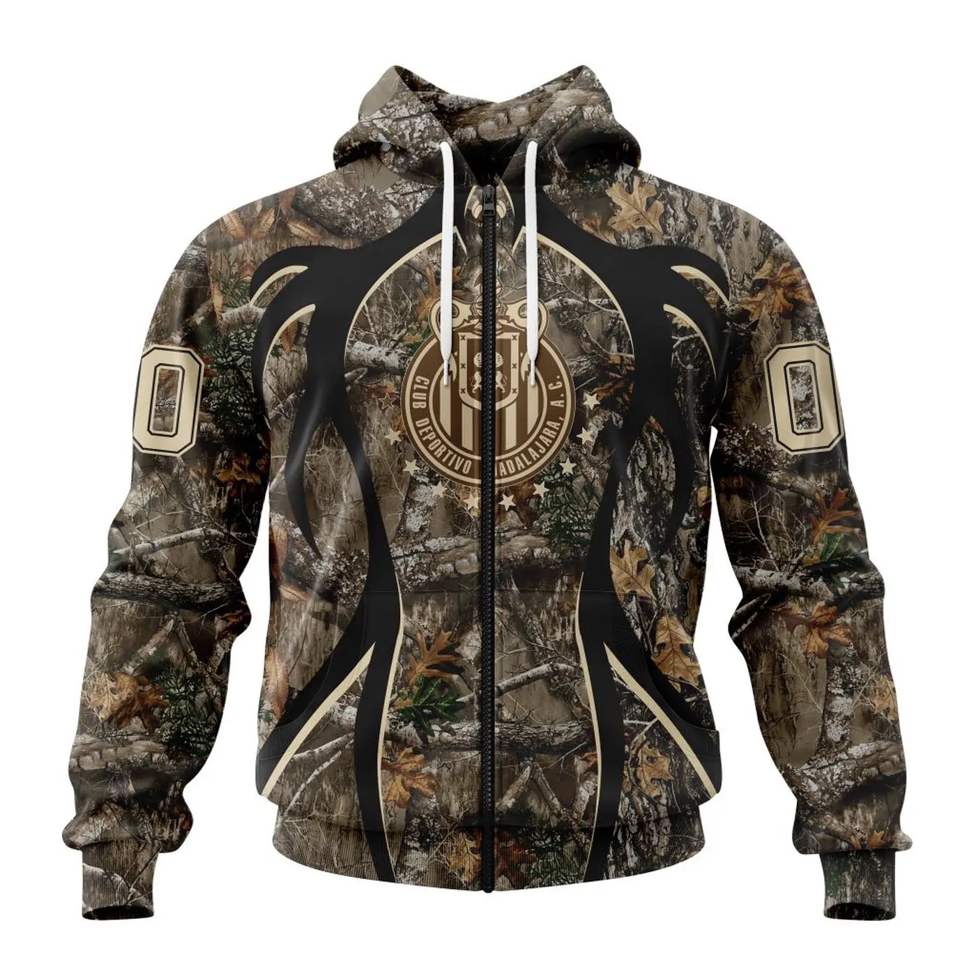 LIGA MX Chivas Guadalajara | Specialized Hunting Camo ST2201 Hoodie Zip