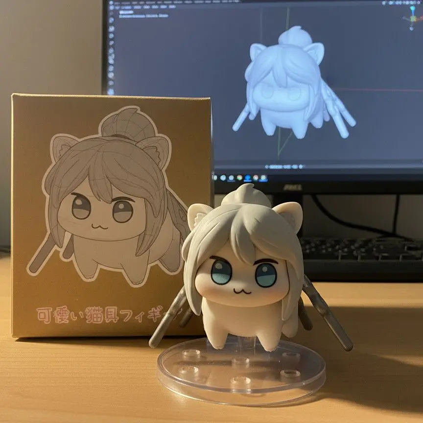 Doro & Jett Valorant Chibi Figure | Cute Game Collectible Figurine Decor | Birthday Gift for Gamers
