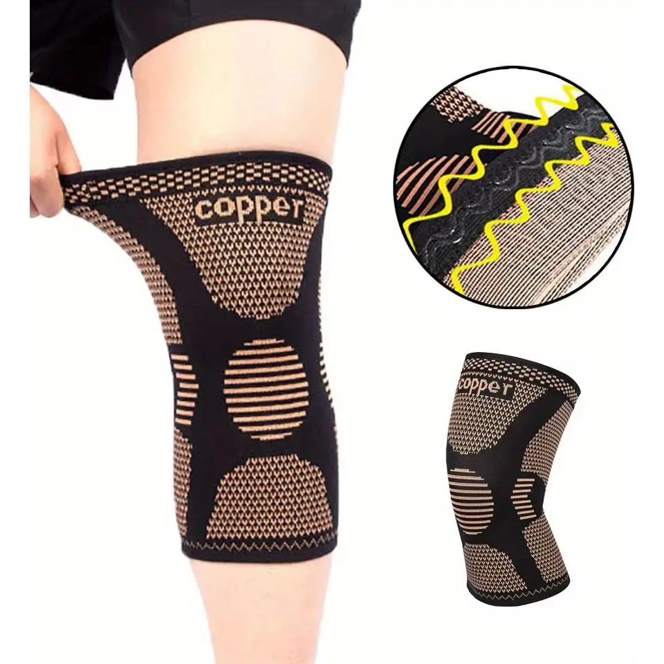 1 Piece Compression Sports Knee Brace Workout Knee Support Fitness Knee Protector