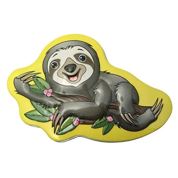 Sloth Candy Tin - Classic Design with Colorful Candy - Ideal for Gifting and Celebrating Special Occasions