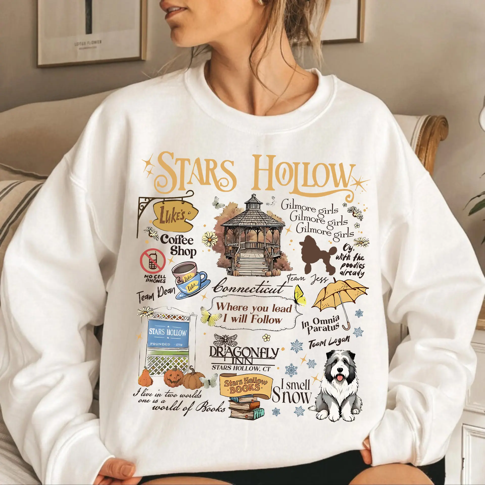Cozy Autumn Sweatshirt, Luke’s Diner Shirt, Vintage Small Town Fall Tee, Pumpkin Festival Graphic Shirt, Cozy Season Tee, Fall Lover Gift