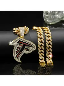 Trendy Hip-Hop Necklace Fashionable and Unique Alloy Team Pendant for Men Wholesale