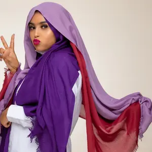 Lux Cotton Hijab - 14+ Colors, Non-Transparent, Handwoven and Pre-frayed End Hijabs