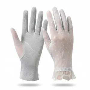 Women Lace Gloves, Spring Summer Breathable Glove Cycling Gloves, Wedding Tea Party Gloves, Halloween Elegant Short Novelty Accessories, Vintage Wrist Decor