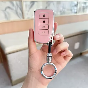 ACEBOY for Lexus Key Fob Cover, Soft TPU Protection Key Case Shell Compatible with Lexus RX is ES GS LS NX RS GX LX RC LC Smart Car Key Accessories