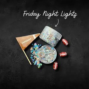Friday Night Lights Hair Glitter – Football Game Day Sparkle Gel | Pixie Paste