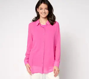 Brandis Dress Out Loud Serving the Curvy Bestie Sheer Big Shirt