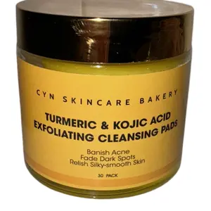 Tumeric & Kojic Acid Exfoliating Cleansing Pads