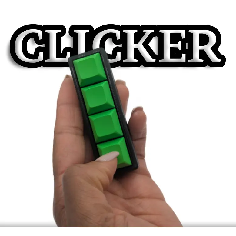 4 Key Fidget Clicker for Stress Relief and Focus anti anxiety