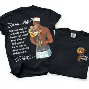 [Comfort Colors] Dear Mama Tupac T-Shirt, 2Pac Lyrics Unisex, Happy Mother's Day Tee, Mother’s Day Gift