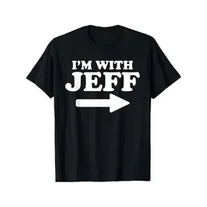 Men'S Funny Jeff-Themed Statement Graphic T-Shirt - Black Short Sleeve Crew Neck Regular Fit Casual Wear | Soft & Breathable Fabric, Durable Print, Everyday Comfort, Machine Washable, Casual Graphic Tee E Golf Gift T-Shirt For Men And Women Novelty