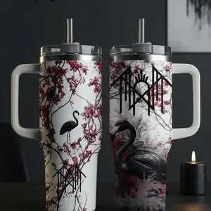 Rock Band Tour 20oz 40oz Tumbler, Lover Sleep Token Tumbler Gift, Hot Cold Drink Cup, Gift For Fans Water Bottles Bottled