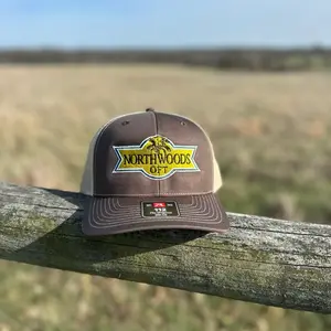 Northwoods Outfitters Adjustable Snapback Hat with Embroidered Logo for Outdoor Enthusiasts