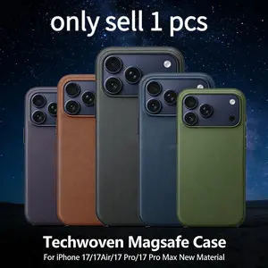 iPhone 17 Pro Max Techwoven Case Casing, High-Quality Magsafe Wireless Charging Compatible, Protective Phone Cover for 17 Pro Max Accessories