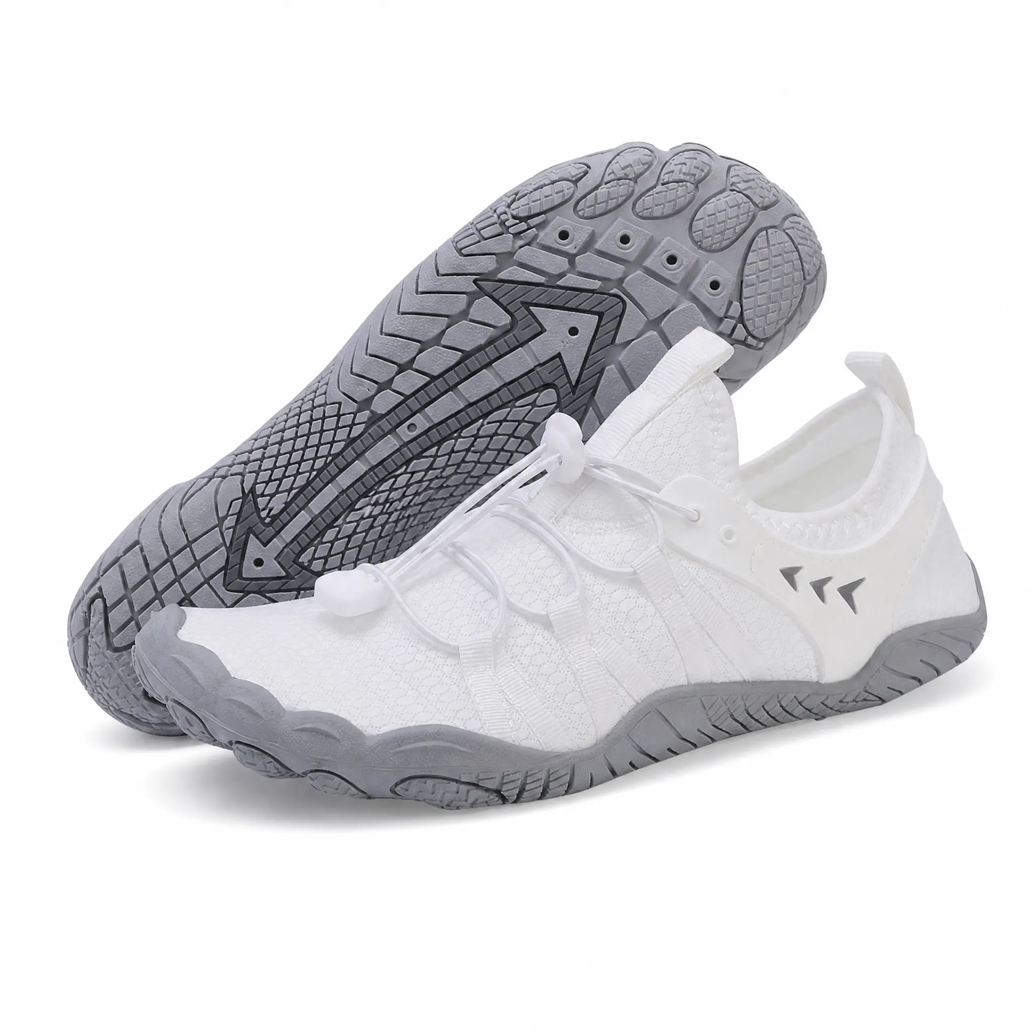 Unisex Barefoot Athletic Shoes - Mesh Breathable Watershoes, Non-Slip, Wide Toe Box, Lightweight Barefoot Wading Shoes for Outdoor Pool, Beach, Hiking