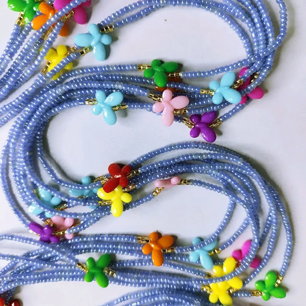 Butterfly waistbeads Adornment body chain, Body Jewelry 50 inches waistbeads Femal Daily